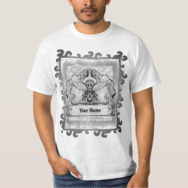 Engel met stenen hoofd t-shirt