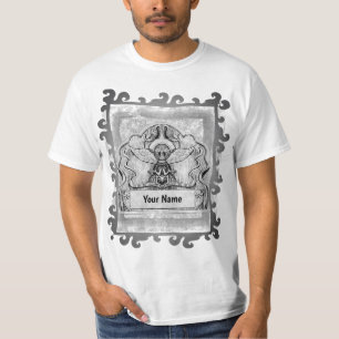 Engel met stenen hoofd t-shirt