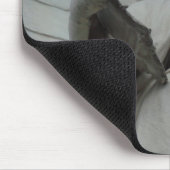 Engel met tablet muismat (Hoek)
