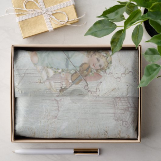  Engel met Violin Tissuepapier (Geschenk)