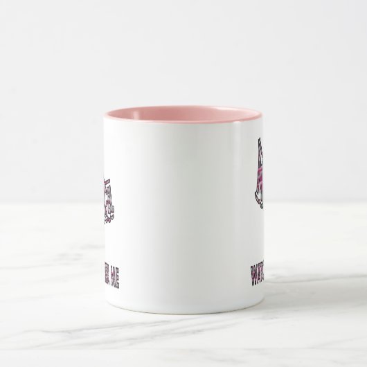 Engel mok roze camouflage (Midden)