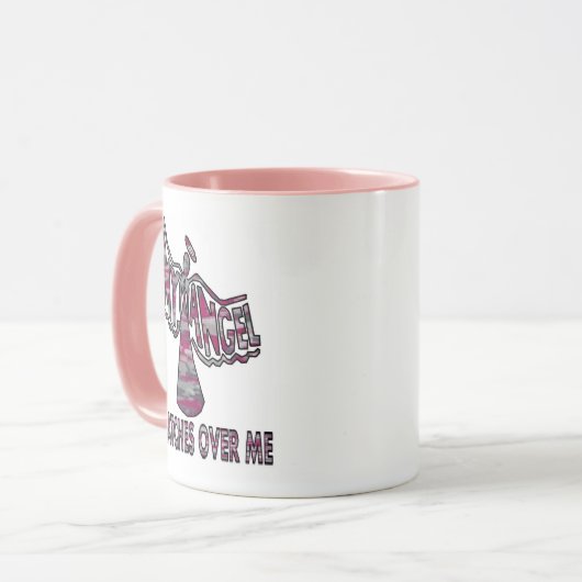 Engel mok roze camouflage (Voorkant links)