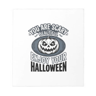 Engel mooi Halloween vintage pompoen shirt De Notitieblok