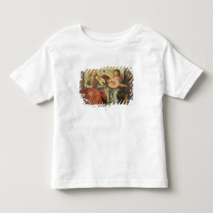 engel musici van het schilderen van Virgin en Kinder Shirts