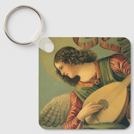 Engel Musicus, Melozzo da Forli, Renaissance Kunst Sleutelhanger (Voorkant)