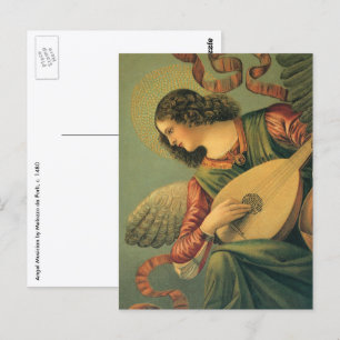 Engel Musicus, Melozzo da Forli, Renaissancekunst Briefkaart