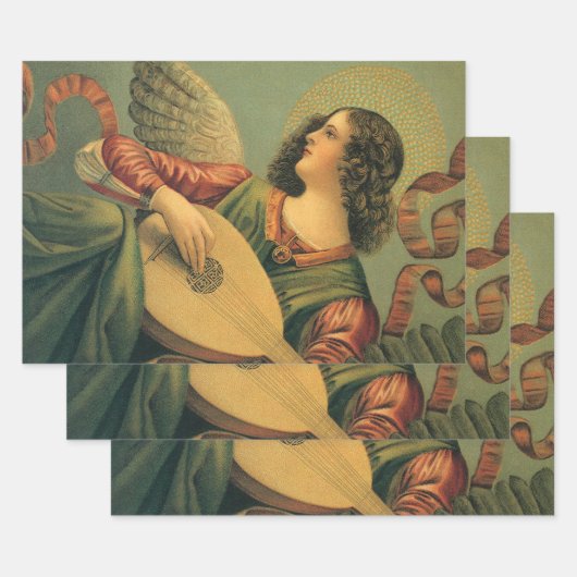 Engel Musicus, Melozzo da Forli, Renaissancekunst Inpakpapier Vel (Set)