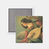 Engel Musicus, Melozzo da Forli, Renaissancekunst Magneet (Voorkant / Achterkant)