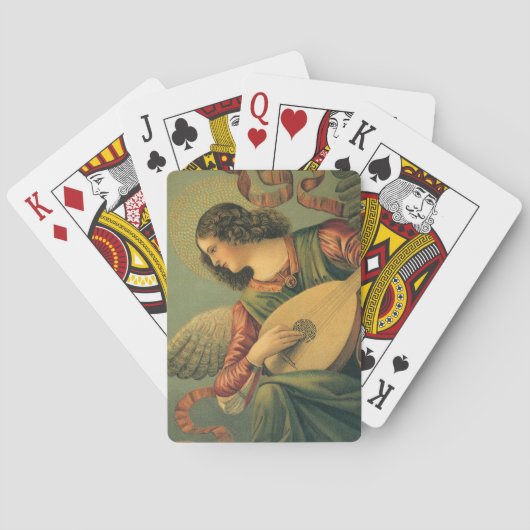 Engel Musicus, Melozzo da Forli, Renaissancekunst Pokerkaarten (Achterkant)