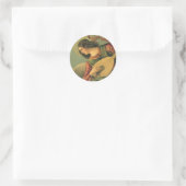 Engel Musicus, Melozzo da Forli, Renaissancekunst Ronde Sticker (Tas)