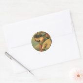 Engel Musicus, Melozzo da Forli, Renaissancekunst Ronde Sticker (Envelop)