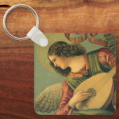 Engel Musicus, Melozzo da Forli, Renaissancekunst Sleutelhanger (Voorkant)