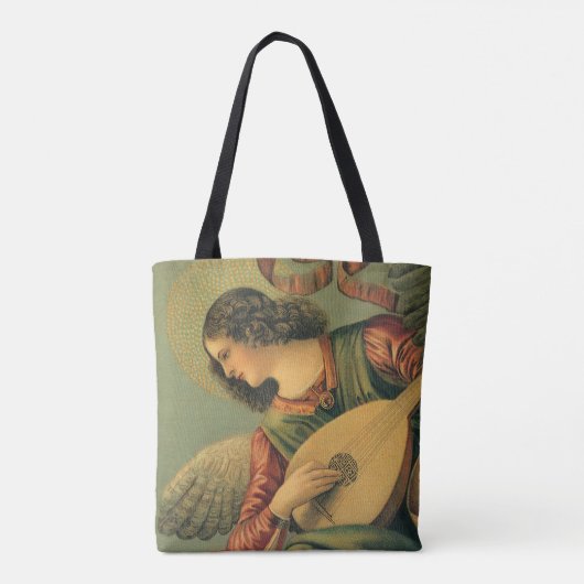 Engel Musicus, Melozzo da Forli, Renaissancekunst Tote Bag (Achterkant)