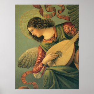 Engel Musicus, Melozzo da Forli, Renaissanceschild Poster