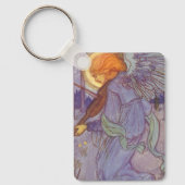 Engel-muzikant die een viool speelt, vintage-muzie sleutelhanger (Voorkant)