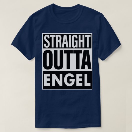 Engel naam recht uit Engel T-shirt (Design voorkant)