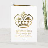 Engel naast een kerstboom feestdagen kaart (Achterkant)