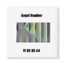 Engel Nummer 11 22 33 44 Magneet