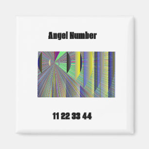 Engel Nummer 11 22 33 44 Magneet