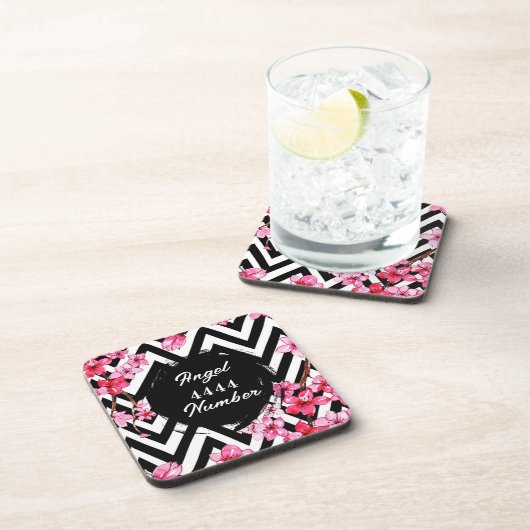 Engel nummer "4444" bier onderzetter (Rechterzijde)