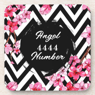 Engel nummer "4444" bier onderzetter