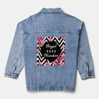 Engel nummer "4444" denim jacket