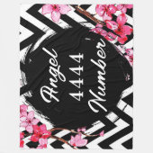 Engel nummer "4444" fleece deken (Voorkant)