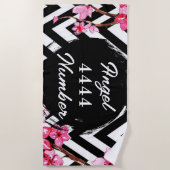 Engel nummer "4444" strandlaken (Voorkant)