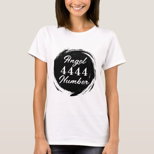 Engel nummer "4444" T-shirt (Voorkant)