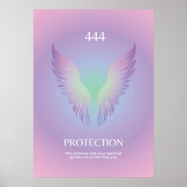 Engel nummer 444 Aura Poster