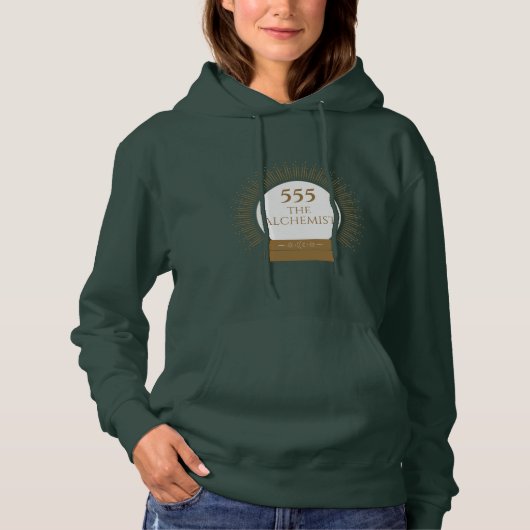 Engel nummer 555 - De alchemist Hoodie (Voorkant)