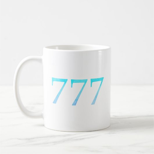 Engel nummer 777 - Succes Koffiemok (Links)