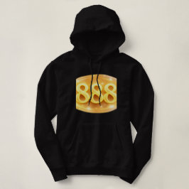 Engel Nummer 888 Hoodie – Kracht, Welvaart & Stroo