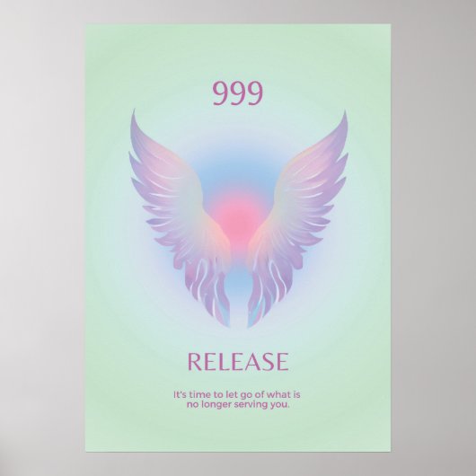 Engel nummer Aura 999 Release Poster (Voorkant)