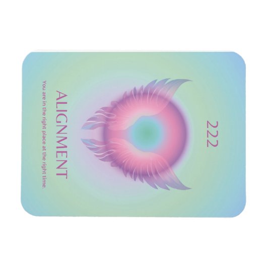 Engel Nummer Aura Magneet 222 uitlijning (Horizontaal)