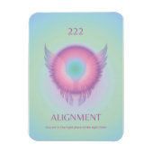 Engel Nummer Aura Magneet 222 uitlijning (Verticaal)