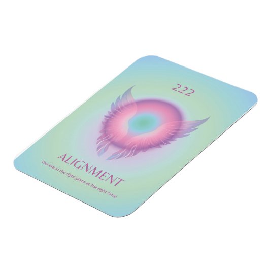 Engel Nummer Aura Magneet 222 uitlijning (Linkerzijde)