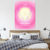 Engel nummer Aura Print 111 Intuïtie (Insitu (Slaapkamer))