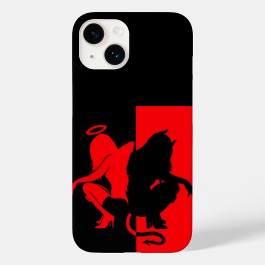Engel of Demon Case-Mate iPhone Hoesje (Achterkant)