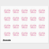 engel_on_wheels ronde sticker (Vel)