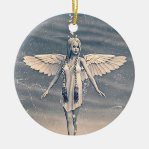  Engel onder de Regenboog Keramisch Ornament