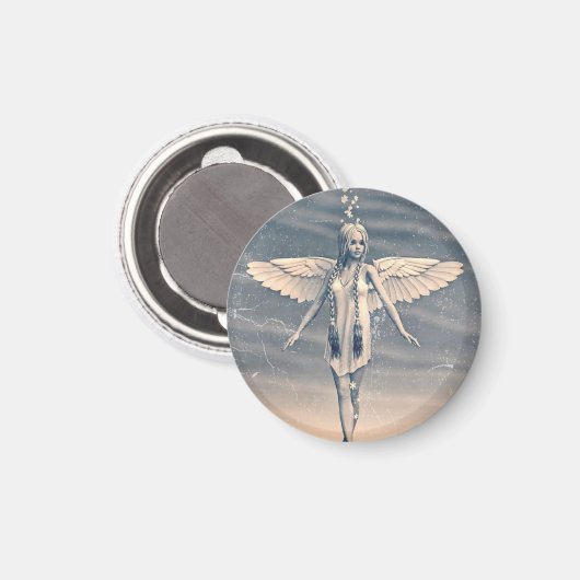  Engel onder de Regenboog Magneet (Voorkant / Achterkant)