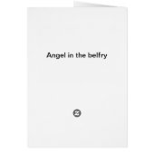 Engel op de vuilniskaart (Achterkant)