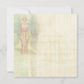 Engel op een  textuur kaart (Achterkant)