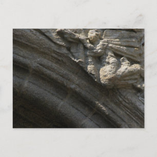 Engel op het Briefkaart van de kathedraal van Sant