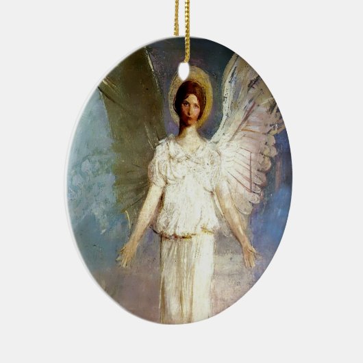 “Engel op het middaguur” van Abbott Thayer Keramisch Ornament (Rechts)