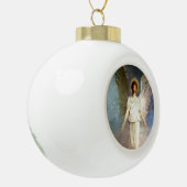 “Engel op het middaguur” van Abbott Thayer Keramische Bal Ornament (Links)