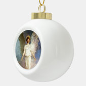 “Engel op het middaguur” van Abbott Thayer Keramische Bal Ornament (Rechts)