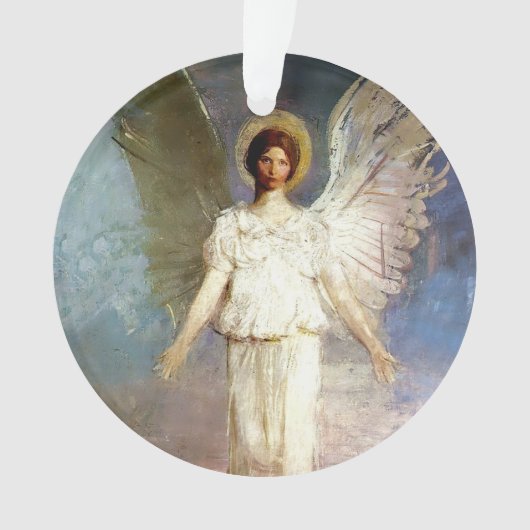 “Engel op het middaguur” van Abbott Thayer Ornament (voorkant)