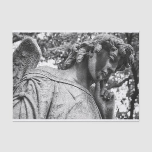 Engel op zoek naar eeuwigheid tissuepapier (Voorkant)